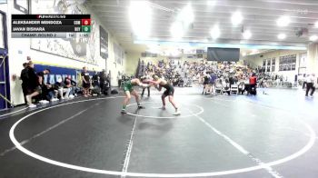 157 lbs Champ. Round 2 - Javan Bishara, Royal vs Aleksander Mendoza, Corona Del Mar
