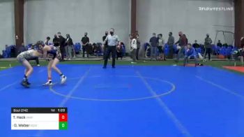 91 lbs Semifinal - Travis Heck, Unaffiliated vs Dalton Weber, Scorpions