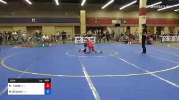 79 lbs Quarterfinal - Marcia Nunez, California vs Hailey Delgado, NXT Level Wrestling Academy