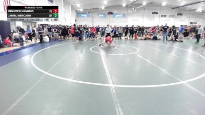 C-108 lbs Consi Of 8 #1 - Brayden Hanning, PA vs Jadiel Mercado, NY