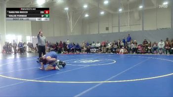 132 lbs Cons. Round 3 - Khloe Forman, North Pontotoc High School vs Raelynn Rocco, St. Martin High School Girls