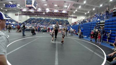 49 lbs Round Of 32 - Dixie Bledsoe, Woodland Wrestling Club vs Steven Emerson, Choctaw Ironman Youth Wrestling