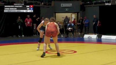 65kg Round 1 - Makinleigh Courtney, Kingston Combat Wrestling Club vs Annie Niemann, Kingston Wrestling Club