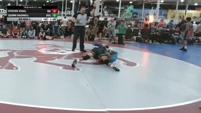 115 lbs Rr Rnd 3 - Steven Vidal, Dark Horse Black - HSC vs Quinn Bagnell, Apache Black - HSC