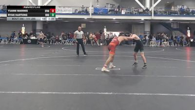 141 lbs Consi Of 16 #2 - Yianni Marinis, Spartan Wrestling Club - UnAttached vs Ryan Hartung, Binghamton University