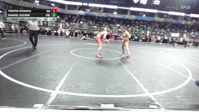 174 lbs Quarterfinal - Trentin Estrada, Trailblazer WC vs Samuel Golden, Purler
