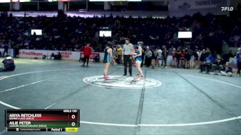 Girls 135 lbs Cons. Round 3 - Ailie Peter, Auburn Mountainview (Girls) vs Ariya Retchless, Bonney Lake (Girls)