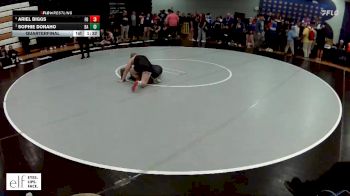 140 lbs. Quarterfinal - Sophie Donaho, Broken Arrow vs Ariel Biggs, Fort Osage