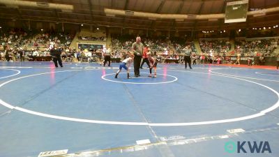 55 lbs Final - Dwaine Goldsberry, Weatherford Youth Wrestling vs Bryer Kincaid, Blackwell Wrestling Club