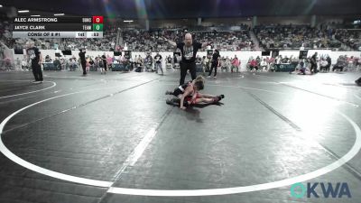 67 lbs Consi Of 8 #1 - Alec Armstrong, Duncan Demon Wrestling vs Jayce Clark, Team Nomad