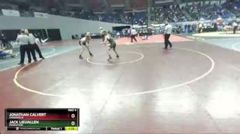 4A-152 lbs 3rd Place Match - Jonathan Calvert, Marshfield vs Jack Lieuallen, Pendleton