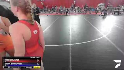 164 lbs Cons. Semi - Kyleigh James, IA vs Erika Brokovich, IA