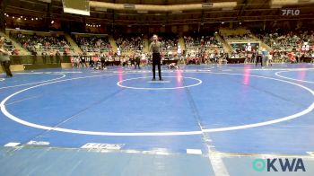 58 lbs Consolation - Jarod Smith, Tecumseh Youth Wrestling vs Hayden Wenetshlager, Salina Wrestling Club