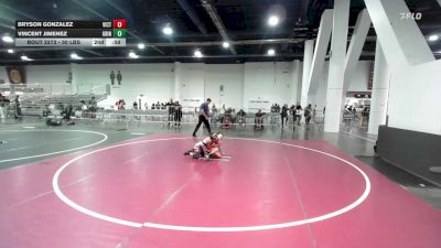 50 lbs 3rd Place - Bryson Gonzalez, Victory WC-Central WA vs Vincent Jimenez, Grindhouse WC