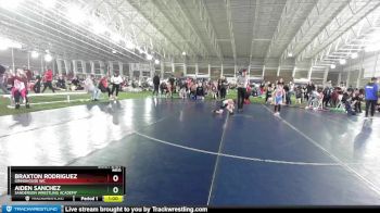 56 lbs Quarterfinal - Braxton Rodriguez, Grindhouse WC vs Aiden Sanchez, Sanderson Wrestling Academy