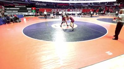 1A 144 lbs Champ. Round 1 - Kaden Inman, Tolono (Unity) vs Javi Rodriguez, Niles (Northridge Prep)