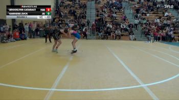 115 lbs Round 2 - Brooklynn Cataract, Chippewa Elite vs Karsidee Zuck, Jesup Mat Club