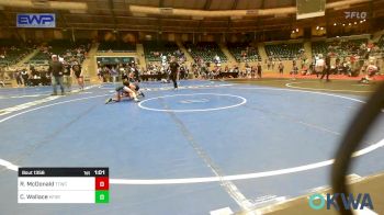 88 lbs Semifinal - Rex McDonald, Team Tulsa Wrestling Club vs Cohen Wallace, Kingfisher YellowJackets