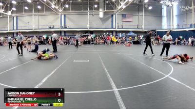 84 lbs Round 2 (6 Team) - Emmanuel Coello, Headhunters vs Jaxson Mahoney, CTWHALE
