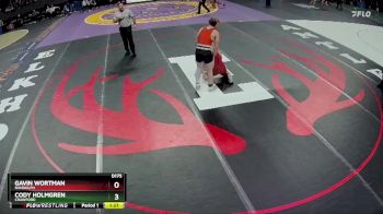 Champ. Round 1 - Cody Holmgren, Crawford vs Gavin Wortman, Randolph