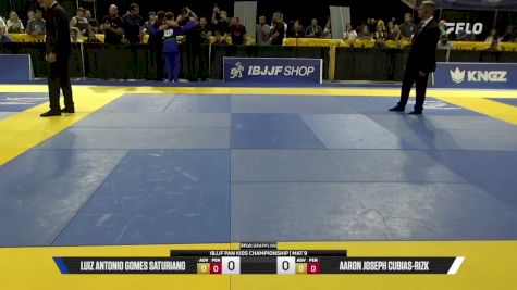 Luiz Antonio Gomes Saturiano vs Aaron Joseph Cubias-Rizk 2026 Pan Kids Jiu-Jitsu IBJJF Championship