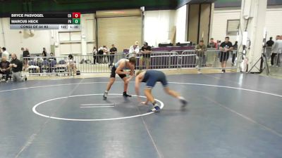 132 lbs Consi Of 64 #2 - Bryce Pasvogel, CA vs Marcus Heck, PA