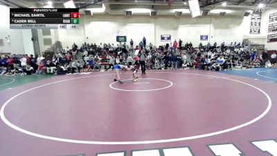 106 lbs Consolation - Michael Saintil, Lyman Mem/Windham Tech vs Caden Bell, RHAM