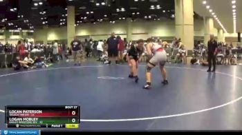 220 lbs Placement (16 Team) - Locan Paterson, Wildcat Nation vs Logan Mobley, Eagles Wrestling Dev