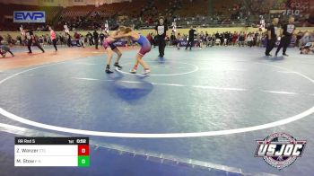 84 lbs Rr Rnd 5 - Zaiden Wanzer, Chandler Takedown Club vs Madison Stow, F-5 Grappling