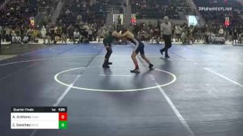 105 lbs Quarterfinal - Antonio Arellano, CHANDLER MMA vs Zaydin Sanchez, Roughriders