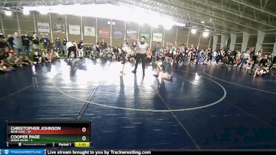 117 lbs Champ Round 1 (16 Team) - Cooper Page, Green River vs Christopher Johnson, Bear Cave