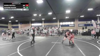 130 lbs Round Of 16 - Gianna Mottola, Smash Wrestling vs Sapphire Shafer, Threshold WC