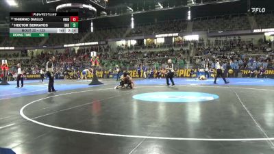 133 lbs Champ. Round 1 - Thierno Diallo, Frostburg St. vs Hector Serratos, Neb.-Kearney