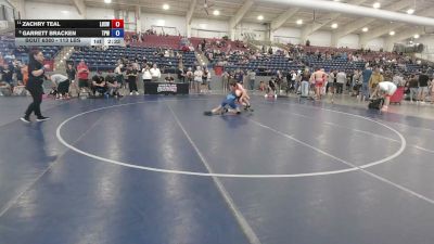 113 lbs Champ. Rd Of 16 - Zachry Teal, Lakeland High School Wrestling vs Garrett Bracken, Team Prestige Wrestling