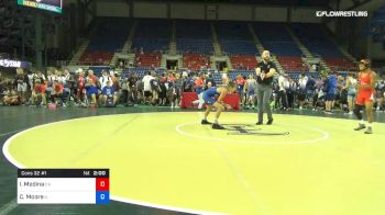 113 lbs Cons 32 #1 - Isaiah Kainoa Medina, California vs Christopher Moore, Illinois