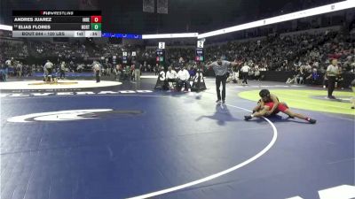 120 lbs Consi Of 16 #2 - Andres Juarez, Independence (CC) vs Elias Flores, Northview (SS)