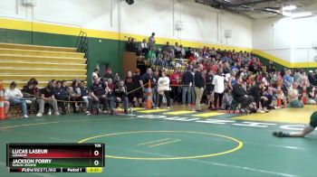 106 lbs Cons. Round 2 - Lucas LaSeur, Lebanon vs Jackson Forry, Dublin Jerome