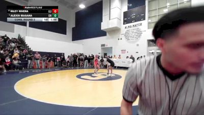 100 lbs Cons. Round 2 - Riley Rivera, Elsinore vs Alexis Magana, Chino