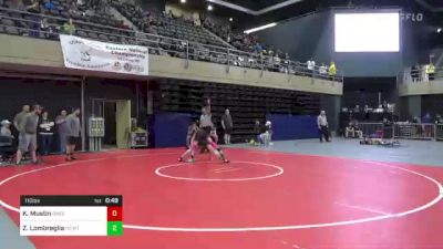 110 lbs Consolation - Kade Mustin, Greene, NY vs Zack Lombreglia, Newton, NJ