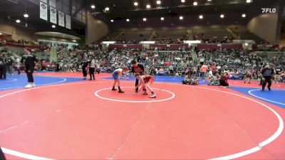 82 lbs Quarterfinal - Wyatt Lowe, Paris Wrestling Club vs Cole Jones, Honey Badger Wrestling Club