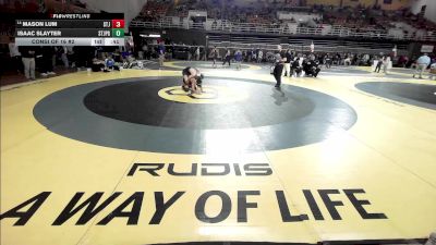 126 lbs Consi Of 16 #2 - Mason Lum, St Johns (TX) vs Isaac Slayter, Saint John Paul The Great Catholic High School