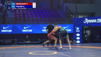 87 kg Qualif. - Yhlas Abdurazakov, Turkmenistan vs Wyatt Voelker, United States
