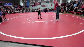 43 lbs Round Of 16 - Nicholous Hunt, Heat vs Heston Hayes, Vinita Kids Wrestling