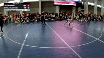 53 lbs Quarters - Cal Downing, Wyoming vs Damian Alejandre, Utah