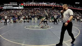 1A 106 lbs Quarterfinal - Ayven Virasone Chitavong, Uwharrie Charter Academy vs Ryan Johnson, Mountain Island Charter School