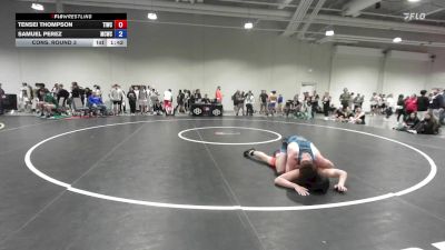 71 lbs Cons. Round 3 - Tensei Thompson, Team Idaho Wrestling Club vs Samuel Perez, Manteca Cobras Wrestling Club