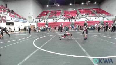 46 lbs Round Of 16 - Kyren Hiracheta, Carl Albert vs Drayson Couch, Del City Little League Wrestling