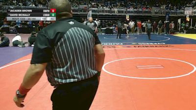 5A 144 lbs Cons. Round 3 - Jacaden Brown, El Paso Chapin vs David McNally, Liberty Hill Legacy Ranch