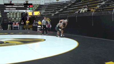 197 lbs Cons. Round 3 - Landon Jobber-Spence, Little Rock vs Ben Vanadia, Purdue