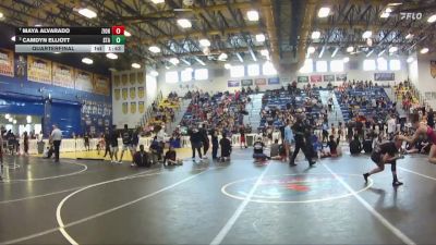 115 lbs Quarterfinal - Maya Alvarado, LHP vs Camdyn Elliott, Well Trained